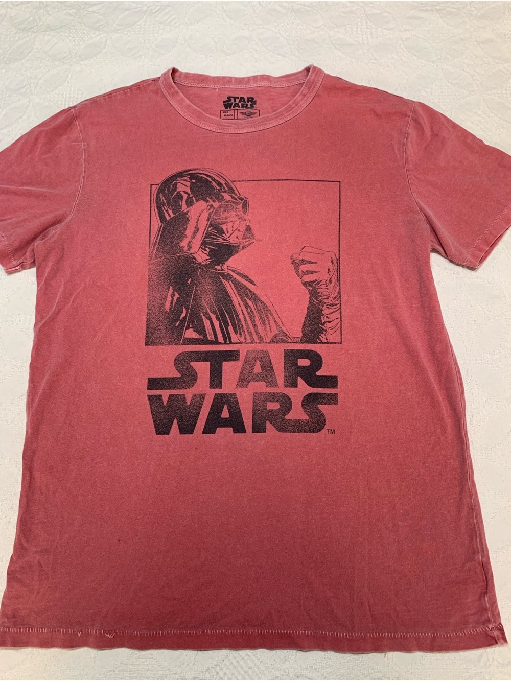Star Wars Rare Single Stitched Darth Vader Red and Black Vintage Tee